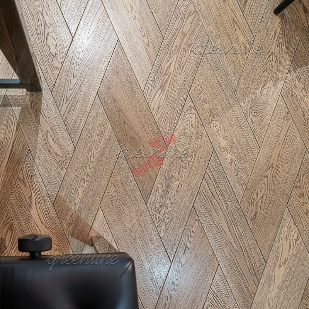 Квадратный паркет в эко-стиле